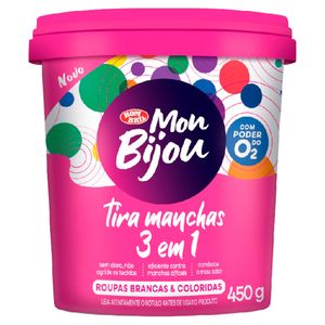 Tira Manchas Mon Bijou 3 em 1 em Pó Pote 450g