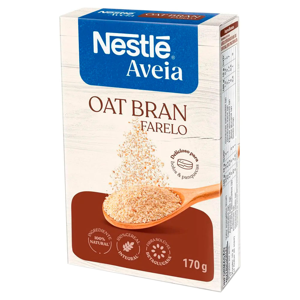 Farelo de Aveia Nestlé Oat Bran 170g - Supermercado Coop