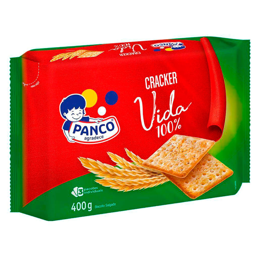 Biscoito Cream Cracker Panco Vida 100 400g Supermercado Coop