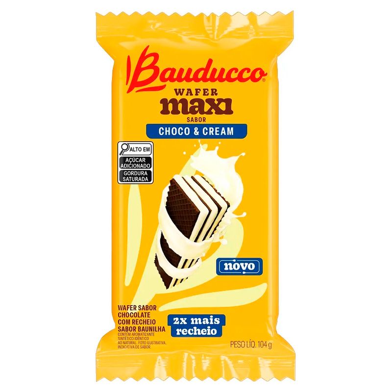 Biscoito Recheadinho Chocolate 104g Bauducco