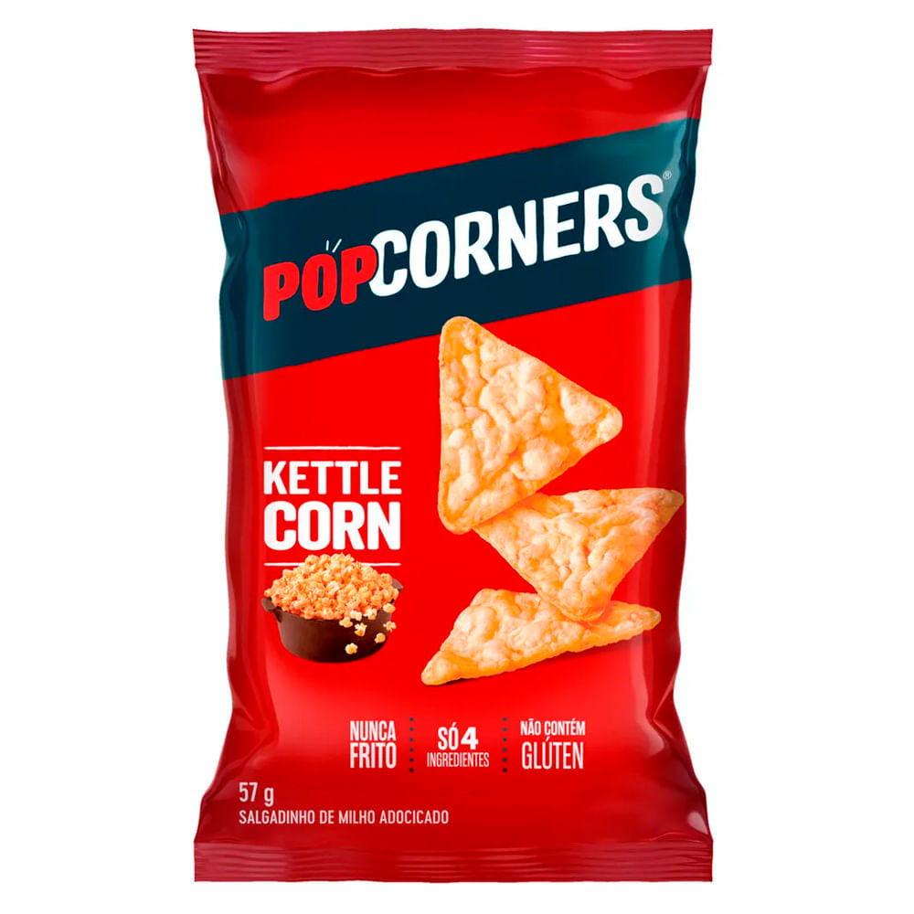 Salgadinho PopCorners Kettle Corn 57g Supermercado Coop