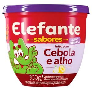 Extrato de Tomate Elefante Cebola e Alho Pote 300g