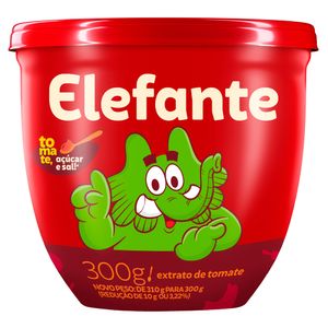 Extrato de Tomate Elefante Tradicional Pote 300g