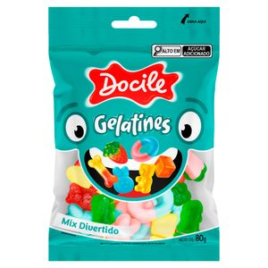 Bala Gelatinosa Docile Mix Gelatines 80g
