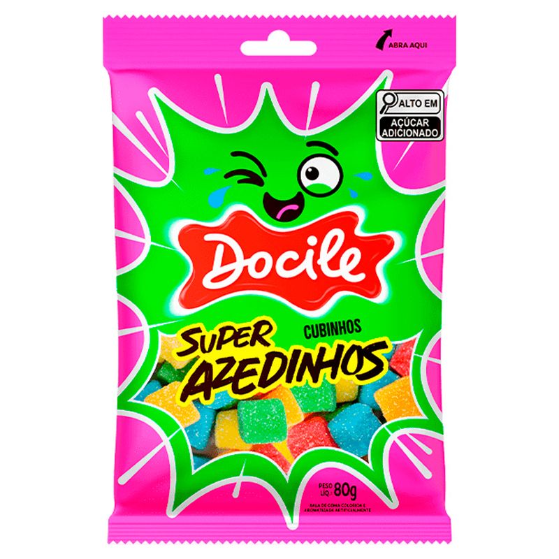 Bala-de-Goma-Docile-Super-Azedinhos-Cubinhos-80g