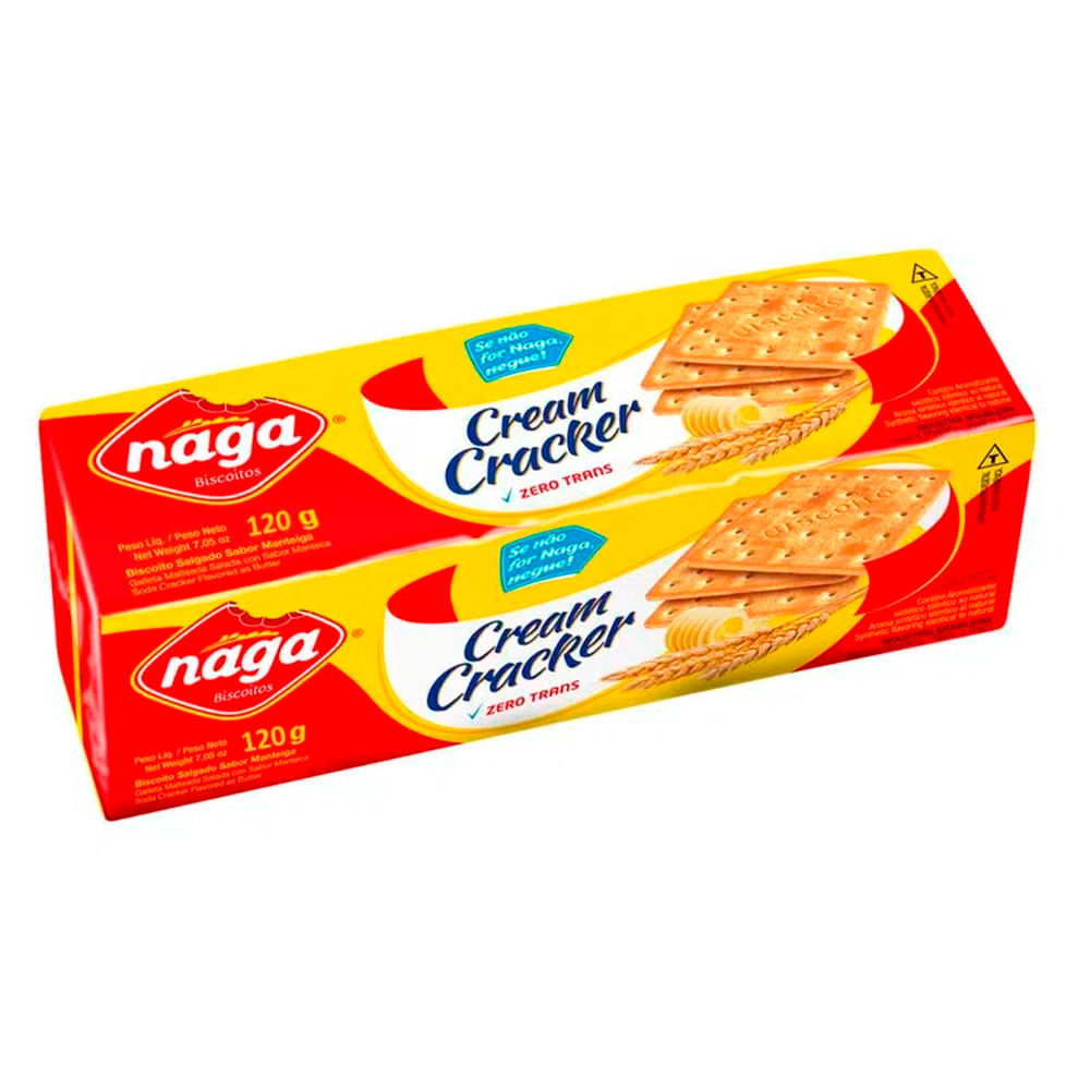Biscoito Cream Cracker Nagahama 120g Supermercado Coop