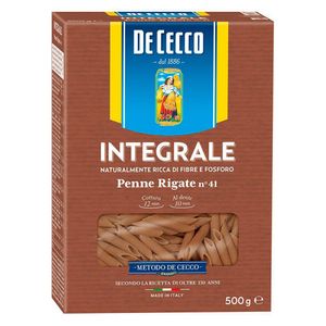 Macarrão Paganini Massa Integral Penne 500g