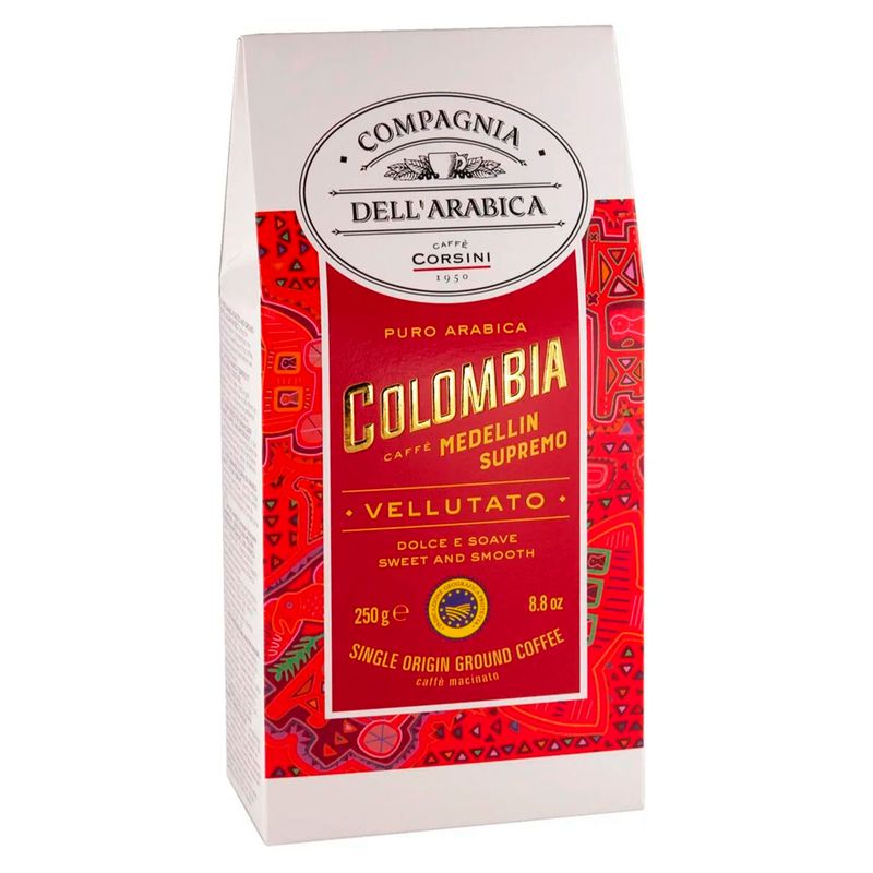 Cafe-Torrado-e-Moido-DellArabica-Colombia-Medellin-Supremo-250g