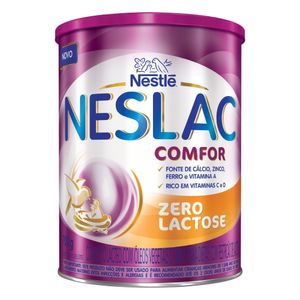 Composto Lácteo Zero Lactose Comfor Neslac 3+ Lata 700g