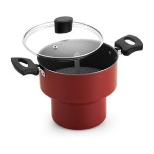 Cuscuzeiro Alegrete Enjoy Antiaderente Vermelha 14cm