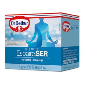 Chá Dr. Oetker Espaire.Ser | Com 10 Sachês