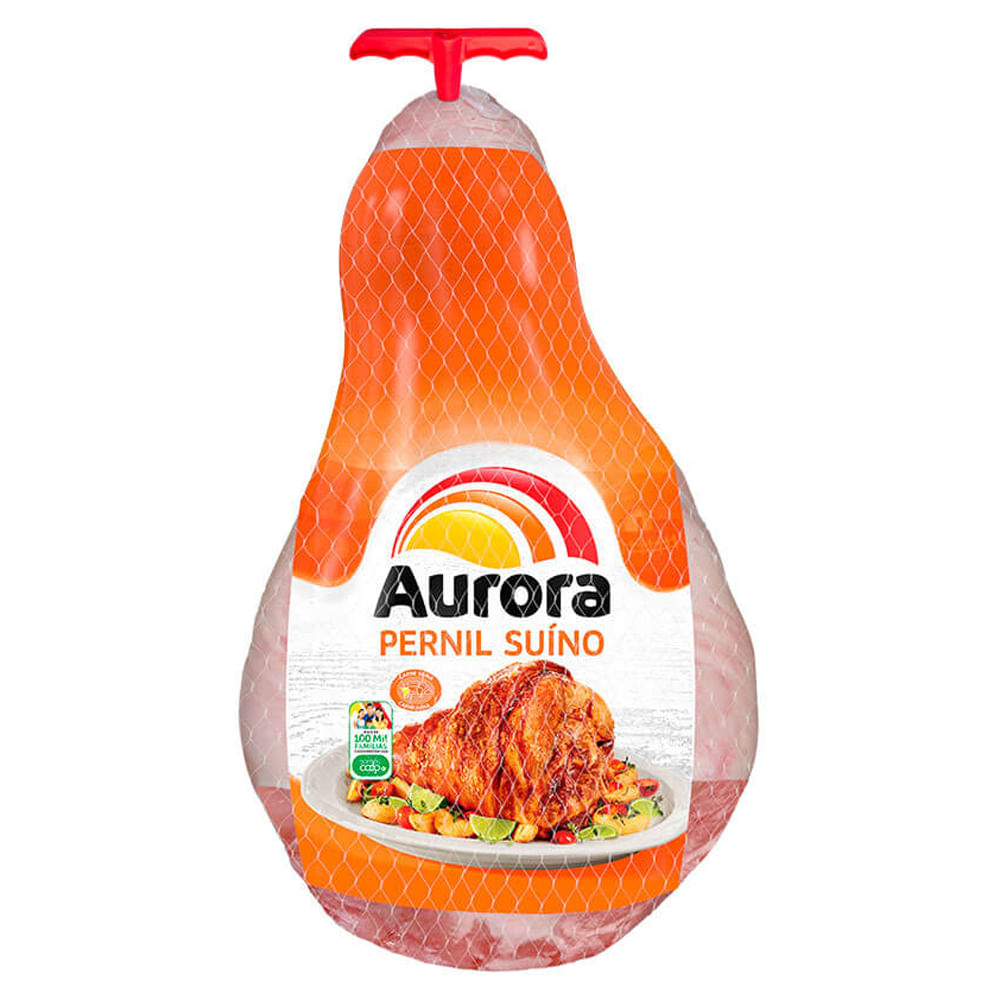 Pernil Suíno Aurora Temperado com Osso Congelado kg