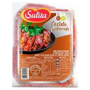 Costela Suína Sulita Temperada Resfriada kg