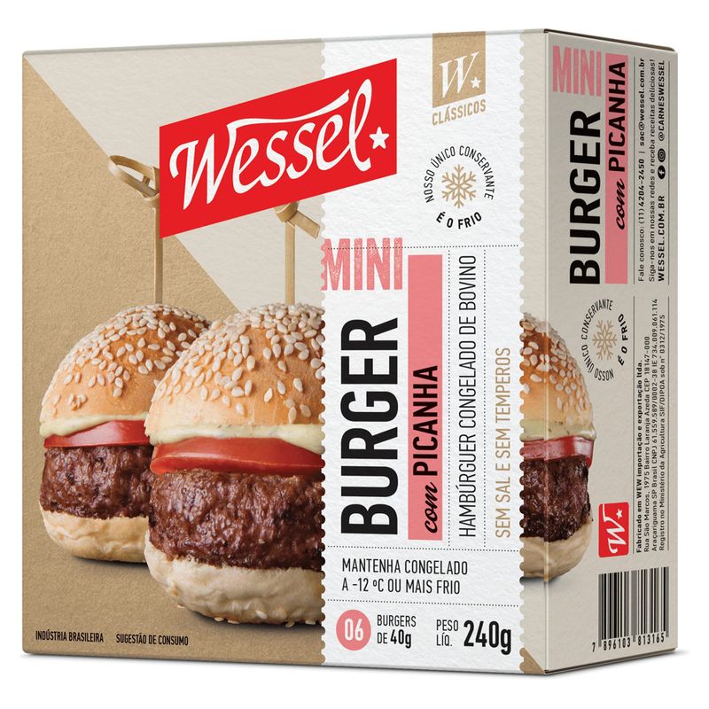 Hamburguer-Bovino-Wessel-Picanha-Mini-240g