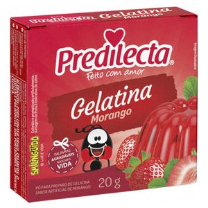 Gelatina Predilecta Turma da Mônica Morango 20g
