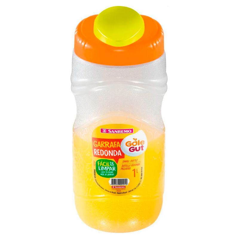 Garrafa-Sanremo-Gole-Gut-Redonda-Media-Plastico-1L-Ref761