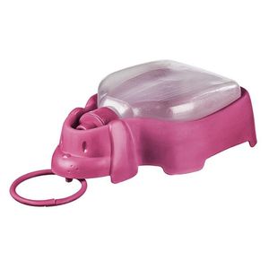 Bebedouro para Pets Sanremo Portátil Plástico Rosa 330ml