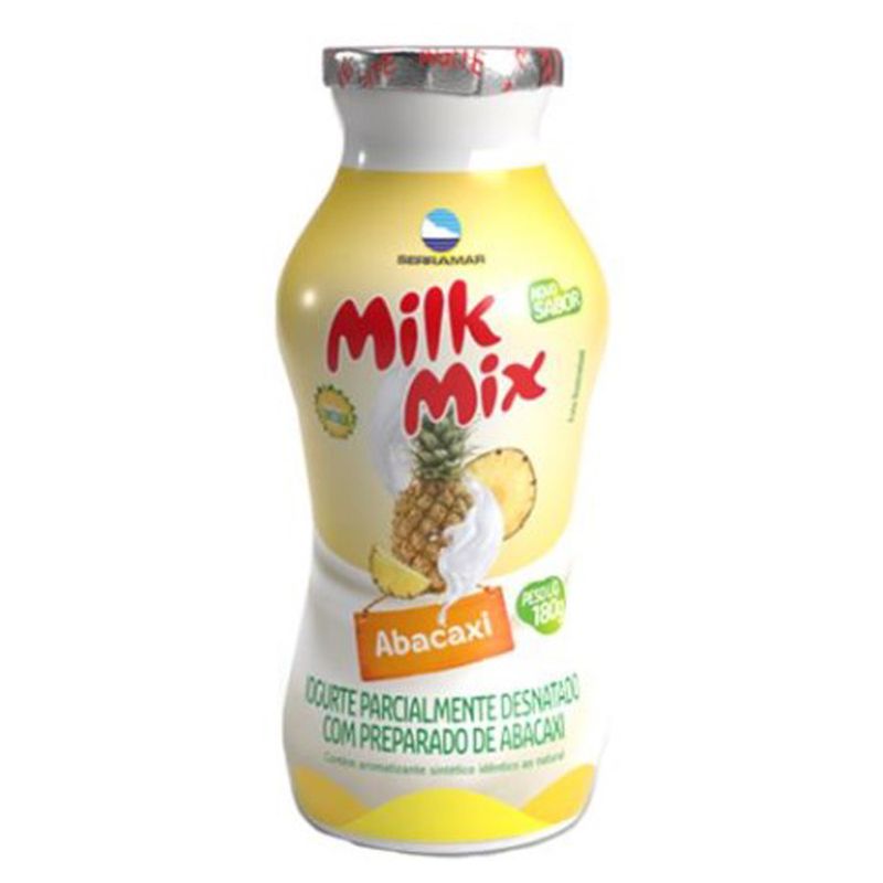 Iogurte-Serramar-Milk-Mix-Abacaxi-180g