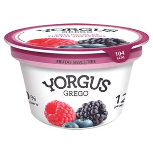 Iogurte Grego Yorgus Sem Lactose Frutas Silvestres 130g