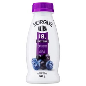 Iogurte Yorgus Ultra Sem Lactose Açaí e Mirtilo 300g