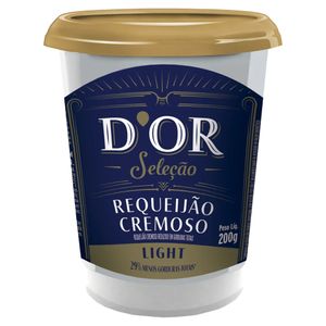 Requeijão Cremoso D'Or Seleção Light 200g