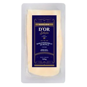 Queijo Mussarela de Búfala D'Or Seleção Fatiado 120g