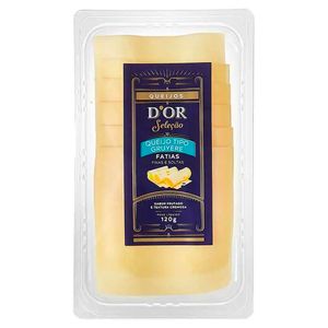 Queijo Gruyere D'Or Seleção Fatiado 120g