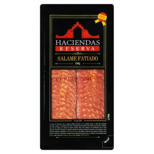 Salame Pepperoni Haciendas Reserva Fatiado 100g