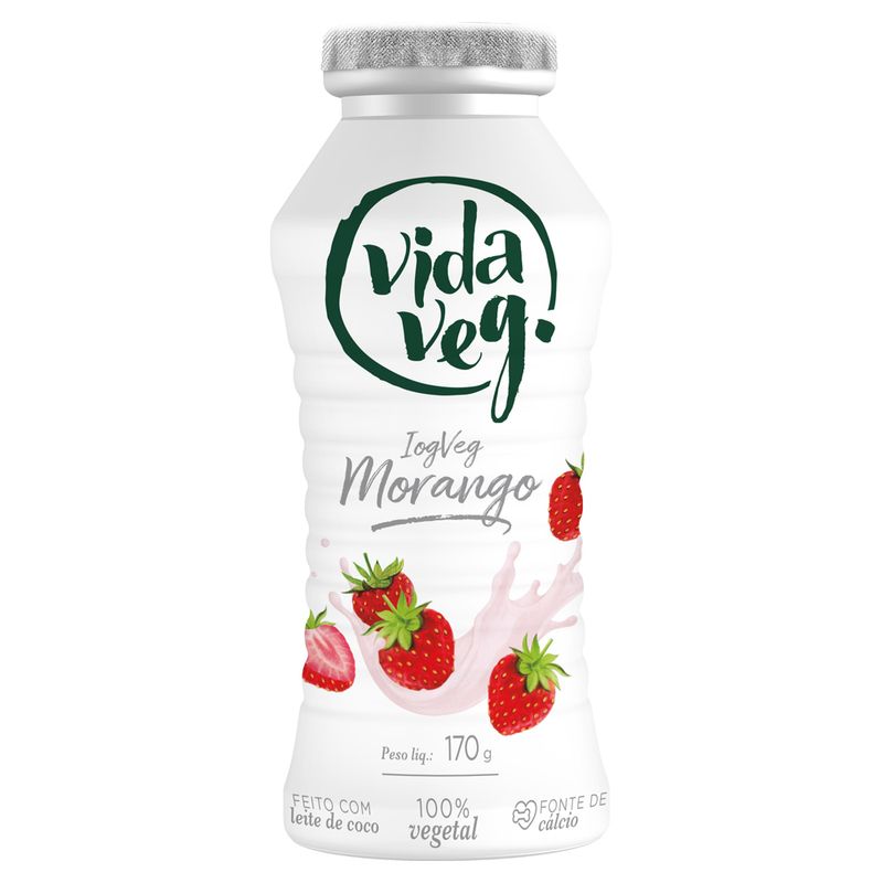 Iogurte-Vida-Veg-Vegano-Morango-170g