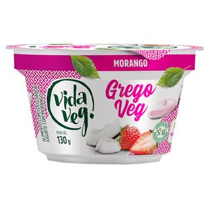 Iogurte Grego Vida Veg Vegano Morango 150g