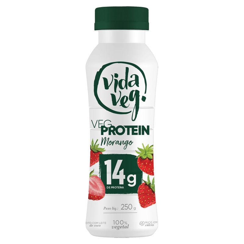 Iogurte-Vida-Veg-Protein-Vegano-Morango-250g