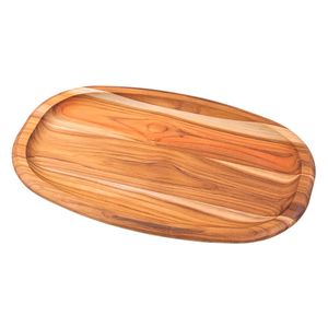 Bandeja para Churrasco Tramontina Orgânica de Madeira Fosca 37X2,98X1,8cm