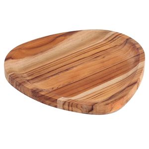 Bandeja para Churrasco Tramontina Orgânica de Madeira Fosca 25X25X1,8cm