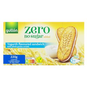 Biscoito Recheado Gullón Creme de Iogurte 220g