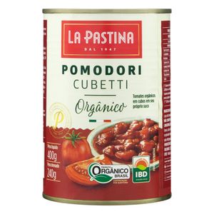 Tomate Pelado em Cubos Orgânico La Pastina 240g