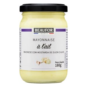 Maionese com Mostarda Dijon Alho Beaufor 180g