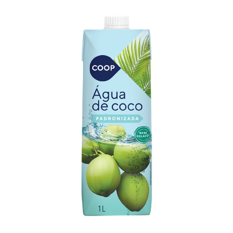 Água de Coco Padronizada Coop 1 Litro - Supermercado Coop