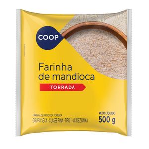 Farinha de Mandioca Torrada Coop 500g