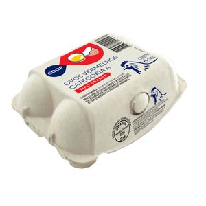 Ovos Vermelhos Grande Coop 6 Unidades