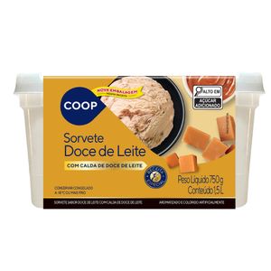 Sorvete Coop Doce de Leite 1,5L
