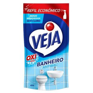 Limpador para Banheiro Veja Antibac Sem Cloro Refil 400ml
