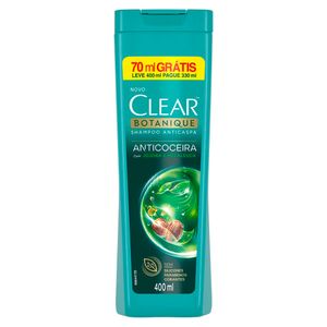 Shampoo Anticaspa Clear Botanique Anticoceira 400ml