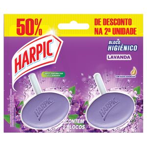 Bloco Sanitário Lavanda 52g com 2 Unidades