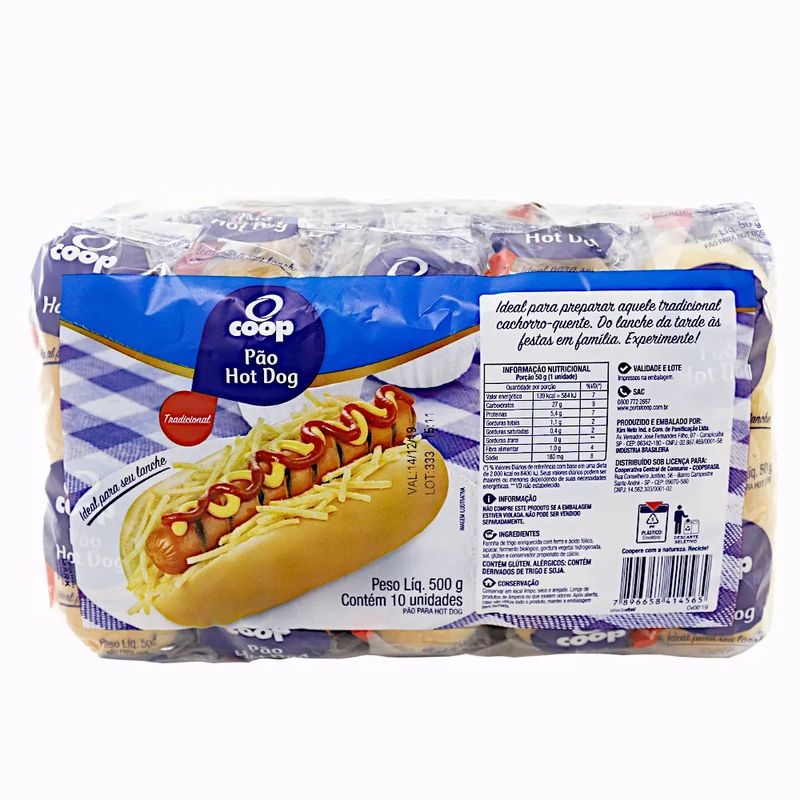 Pao-de-Hot-Dog-Coop-500-g