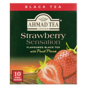 Chá Preto Strawberry Ahmad Tea London 20g