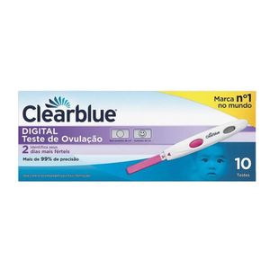 Teste de Ovulação Clearblue Digital | Com 10 Unidades