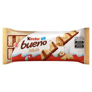 Chocolate Kinder Bueno White com 2 Unidades