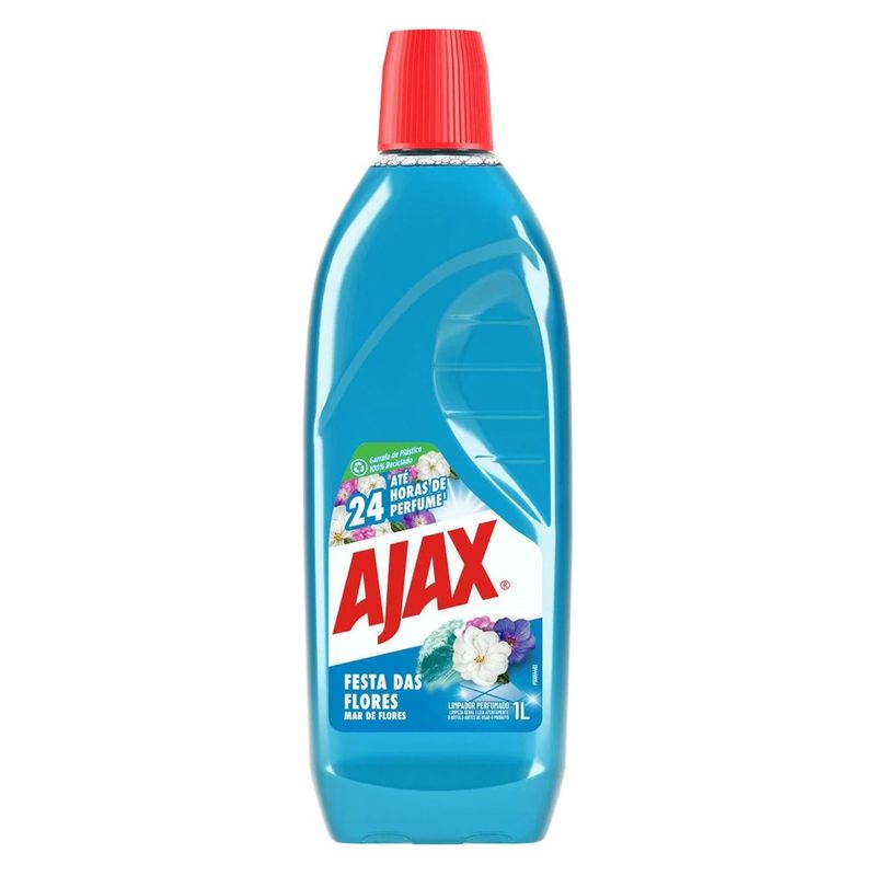 Limpador Perfumado Ajax Festa das Flores Mar de Flores 1L