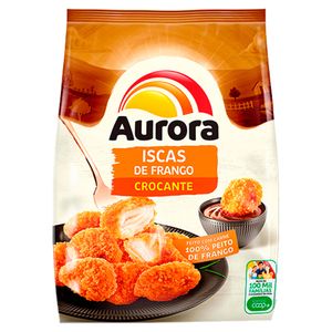 Isca de Frango Empanado Aurora Crocante 275g