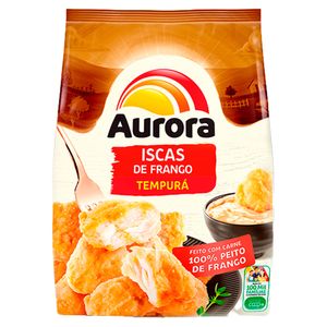 Isca de Frango Empanado Aurora Tempurá 275g